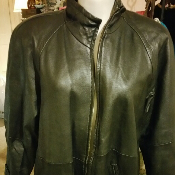 ykk leather jacket